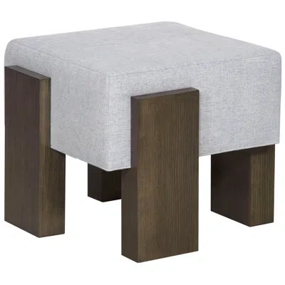 Vanguard Furniture Michael Weiss Buckland 23.5" Wide Rectangle Cocktail Ottoman In Casa Blanca,callaloo Cotton Polyester Blend