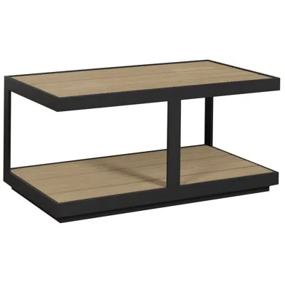 Vanguard Furniture Michael Weiss Montclair Outdoor Rectangular Cocktail Table In Brown;black,brown