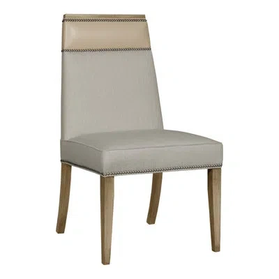 Vanguard Furniture Michael Weiss Phelps Stocked Dining Side Chair In Marcus Linen,remmy Beige,no,navajo