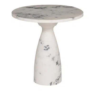 Vanguard Furniture Rockford End Table In Ambaji White