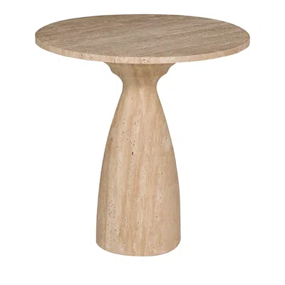 Vanguard Furniture Rockford End Table In Weathered Travertine