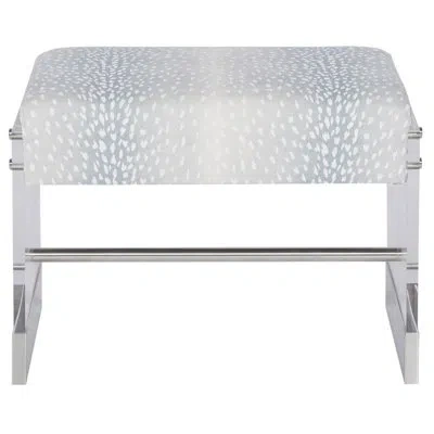 Vanguard Furniture Thayer Ottoman In Callaloo Cotton