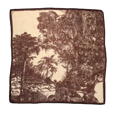 Vanilla&chocolate Women's Brown Coffee Eclair Scarf