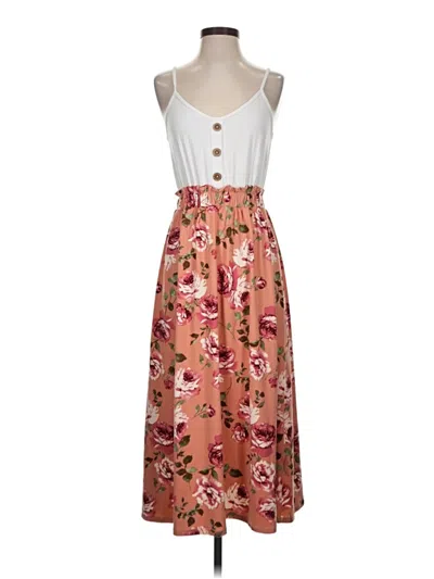 Pre-owned Vanilla Bay Casual Dress In Brown