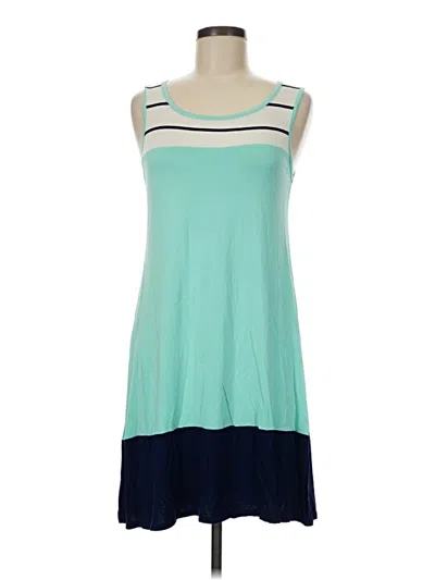 Pre-owned Vanilla Bay Casual Dress In Teal