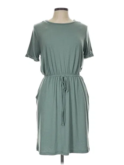 Pre-owned Vanilla Bay Casual Dress In Teal