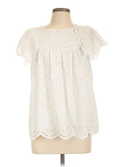 Vanilla Bay Short Sleeve Blouse In Ivory