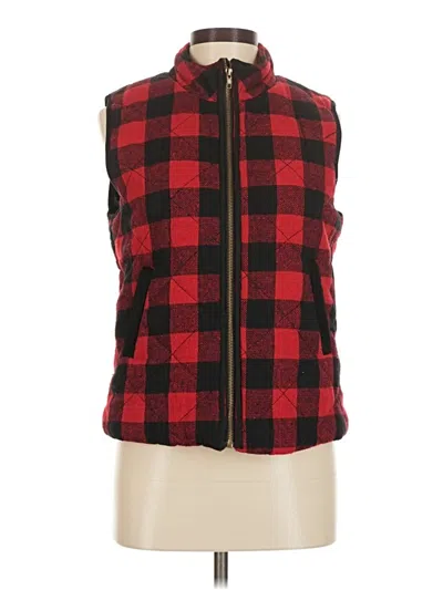 Pre-owned Vanilla Bay Vest In Red