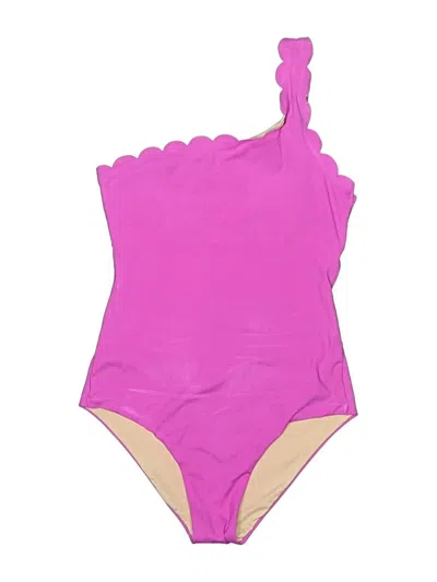 Pre-owned Vanilla Beach One Piece Swimsuit In Pink