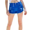 Vanilla Monkey Denim Shorts In Royal In Blue
