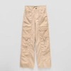Vanilla Star Big Kid Girls Mid Rise Wide Leg Cargo Pant In Neutral