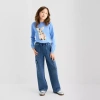 Vanilla Star Big Kid Girls Wide Leg Cargo Pant In Blue