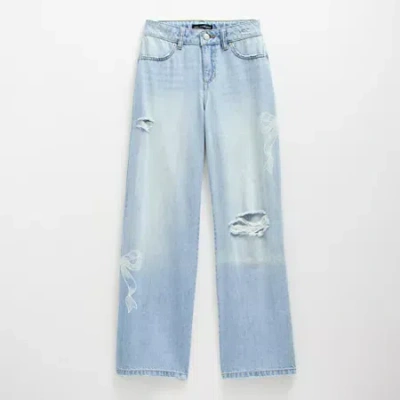 Vanilla Star Big Kid Girls Wide Leg Jean In Blue