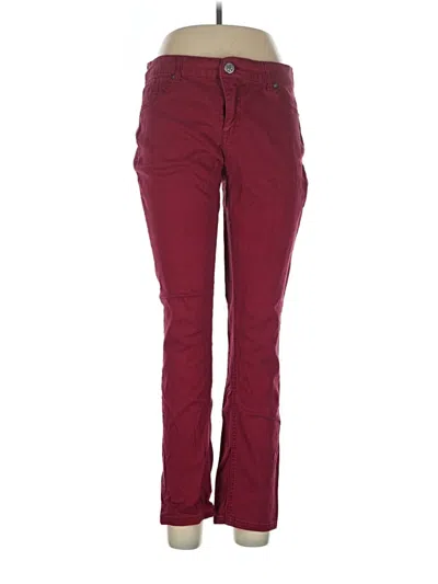 Pre-owned Vanilla Star Casual Pants In Burgundy