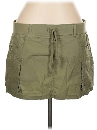 Vanilla Star Casual Skirt In Green