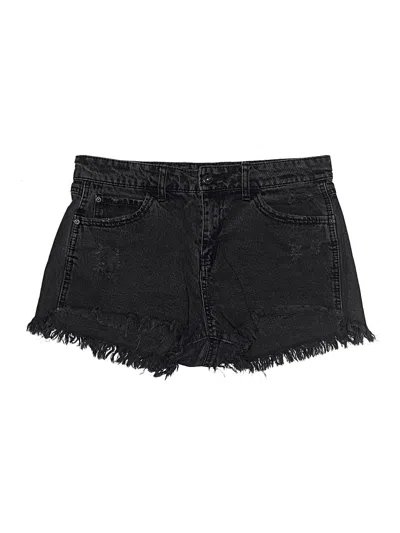 Pre-owned Vanilla Star Denim Shorts In Black
