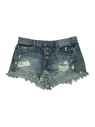 Pre-owned Vanilla Star Denim Shorts In Blue