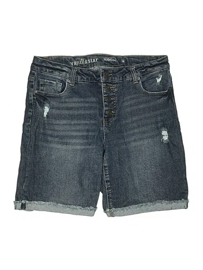 Pre-owned Vanilla Star Denim Shorts In Blue