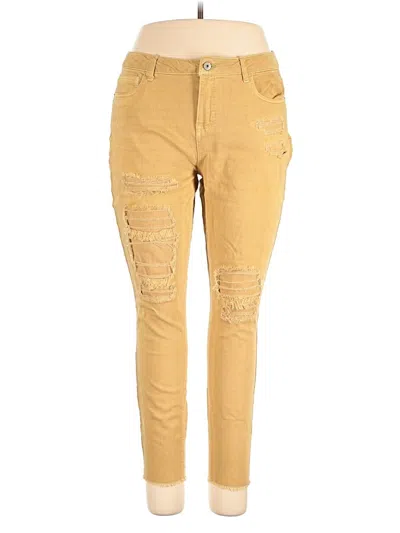Pre-owned Vanilla Star Jeans In Gold