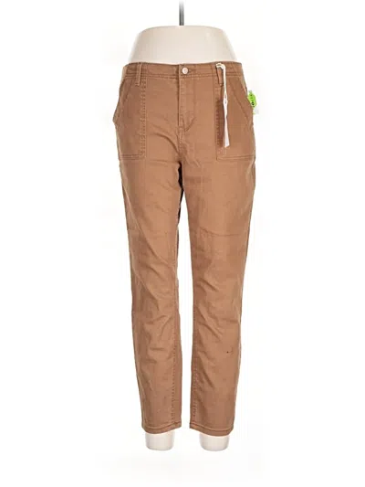 Pre-owned Vanilla Star Jeggings In Brown
