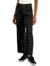Vanilla Star Juniors Womens Pleated High Rise Trouser Pants In Multi