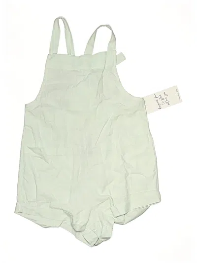 Vanilla Star Overall Shorts In Green