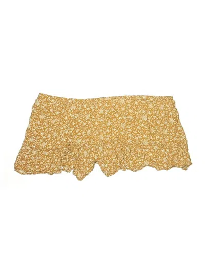 Pre-owned Vanilla Star Shorts In Gold