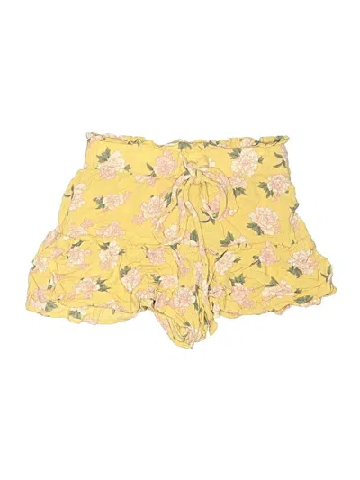 Pre-owned Vanilla Star Shorts In Yellow