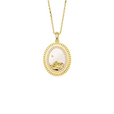 Vanimy Women's Gold Parable Of The Mustard Seed Pendant Necklace