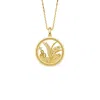 Vanimy Women's Gold Parable Of The Sower Pendant Necklace In Gold