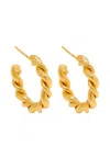 Vanina Fusilli Twisted Hoop Earrings In Gold