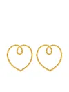 Vanina Heart-shaped Earrings In Gold