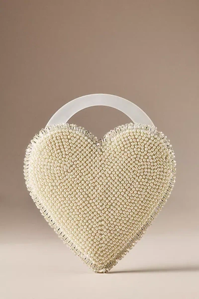 Vanina Reine De Coeur Heart Bag In White