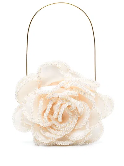 Vanina Rose Des Vents Clutch Bag In Neutrals