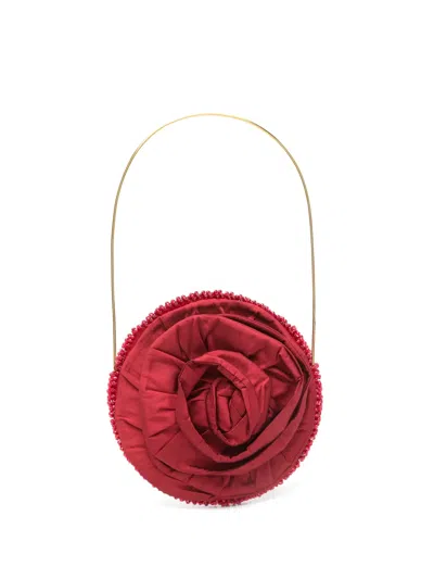 Vanina Rose Des Vents Clutch Bag In Red