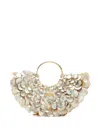 Vanina Round-handle Shell Tote Bag In Neutral