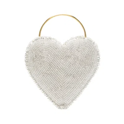 Vanina Silver Clutch Bags