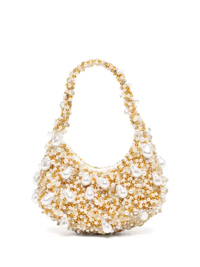 Vanina Soleil Pluvieux Shoulder Bag In White