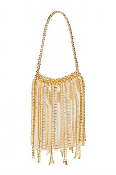 Vanina Women's Etincelle Fringed Embellished Woven Tote In Yellow & Gold In Multi