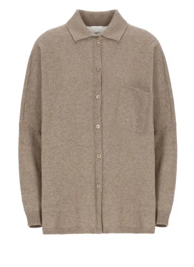 VANISÉ BROWN CACHEMIRE CARDIGAN