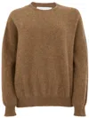 Vanisé Brown Crew-neck Sweater In Brown