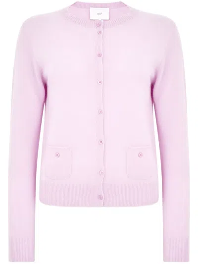 Vanisé Cashmere Cardigan In Pink