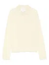 Vanisé Polo-collar Cardigan In Neutral