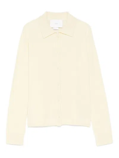 Vanisé Cashmere Cardigan In Yellow