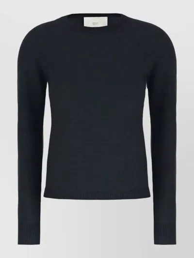 Vanisé Cashmere Crew Neck Sweater Regular Fit In Blue