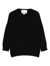 Vanisé Black Sweater With Relaxed Fit In Black