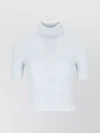 Vanisé Cashmere Sweater Ribbed Pattern In Blue