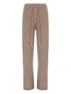 Vanisé Cashmere Trousers Elastic Waistband In Multi