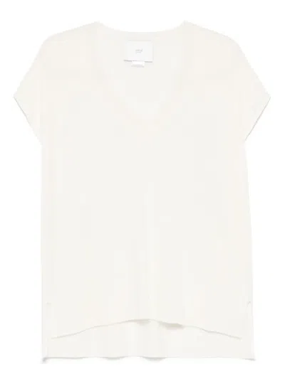 Vanisé Cashmere Vest In 白色