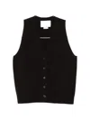 Vanisé Cashmere V-neck Cardigan In Black